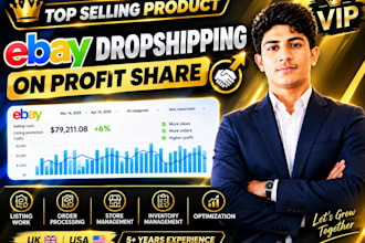 do ebay dropshipping on profit share