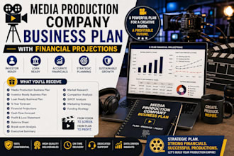 media production company business plan with financial projections