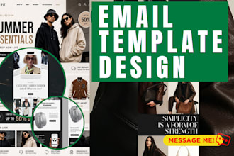 design newsletter template, email flyer, html email template, newsletter design