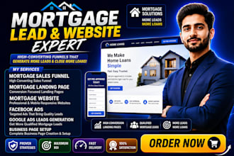 mortgage website mortgage leads mortgage sales funnel mortgage landing page