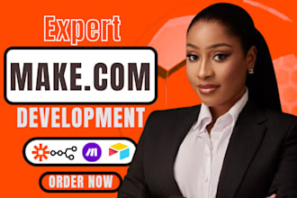 setup advanced workflows, automation on make, make com automation or airtable