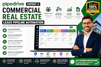 pipedrive expert commercial real estate leads pipeline automation