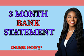 convert bank statement into financial statement