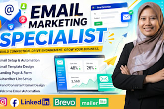 setup email marketing automation in mailerlite and brevo