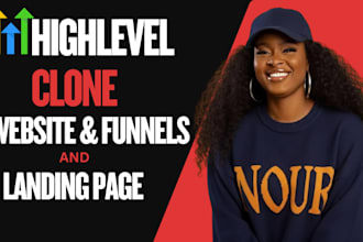 build ghl clone website, gohighlevel sales funnel and landing page