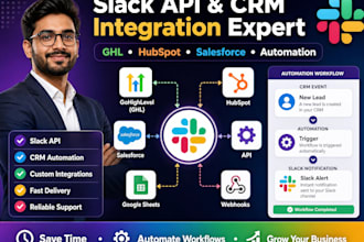slack integration expert ghl salesforce hubspot slack automation API