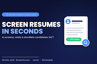 build recruitment automation, resume screening, hr chatbot, hiring assistant ai