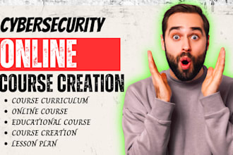 do cybersecurity online course content, course curriculum, technical document