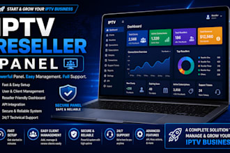 setup reseller panel, lion ott, strong 8k, dream 4k, mega ott, b1g, trex