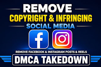 remove infringing copyright content from facebook instagram