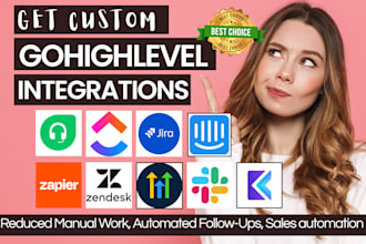 integrate gohighlevel zendesk intercom slack jira clickup freshdesk zapier make