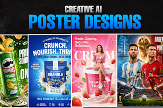 create ultra premium ai posters with human polished commercial quality
