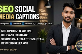 be your professional social media seo and caption writer