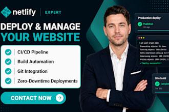 deploy and manage your netlify website ci cd pipeline build automation workflow