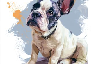 create an elegant japanese memorial pet portrait from photo