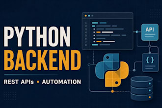 build a custom python backend rest API or automation