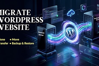 do wordpress migration with full backup restore