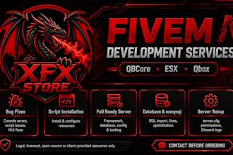 install and fix fivem qbcore esx qbox scripts