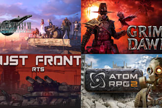 design steam capsule art game poster banner concept steam artwork for gamedev