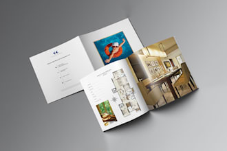 design professional real estate brochures, flyers, and property profiles