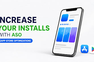 do aso with app description, title, keywords, screenshots for your apps or games