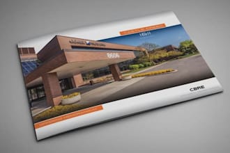 design commercial real estate investors om brochure, property investment teaser