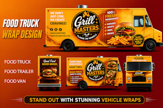 design food truck, trailer and van wraps