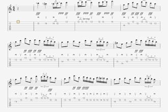 transcribe any song to guitar pro or PDF