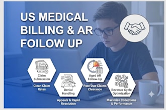 handle physician medical billing and clear aged ar claims