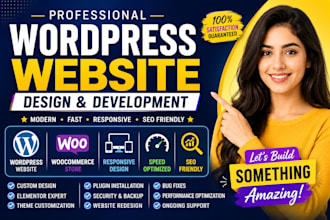 be your wordpress developer, website designer, and woocommerce expert
