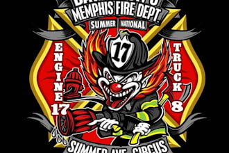 design high quality vintage fire department logo with unlimited revision
