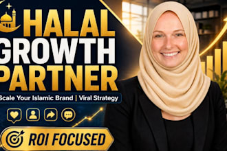 be your halal growth partner, muslim social media strategist, islamic promotion
