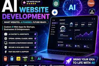 develop custom ai website with chatgpt, gemini, claude API