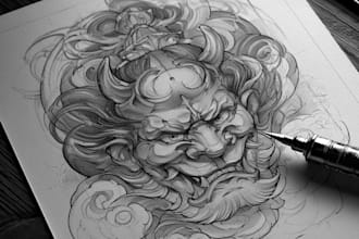 make a traditional japanese irezumi tattoo