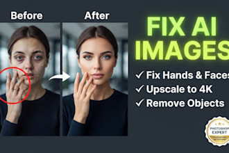 fix ai image flaws, edit, enhance, and upscale ai art in photoshop