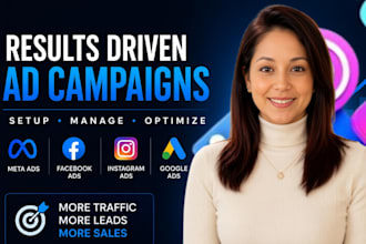 setup high converting facebook ads,meta ads, instagram and google ads campaign