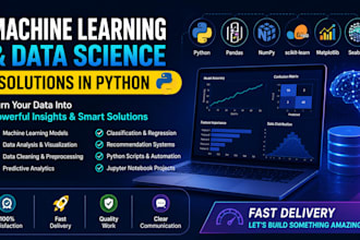 build a machine learning model and data science project in python