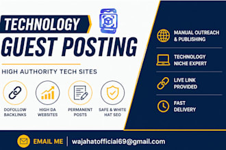 provide technology niche guest posting service