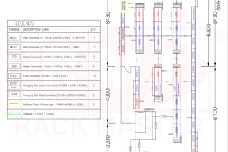 create professional 2d technical drawings and cad drafting