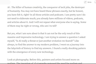 write write original opinion articles backed by real research
