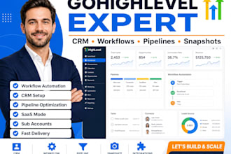 gohighlevel expert ghl automation workflow pipelines CRM sub account snapshot