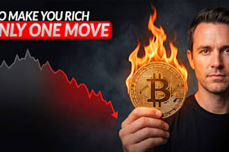 design catchy crypto nft thumbnail for finance channels
