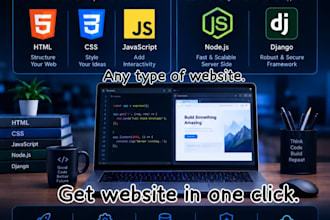 devlop website for you