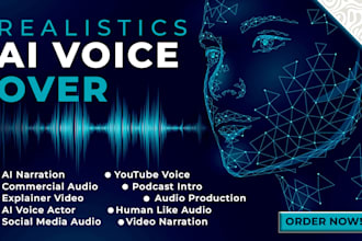 generate natural male and female ai voice over using elevenlabs text to speech