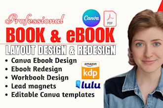canva ebook design canva editable template redesign journal workbook formatting