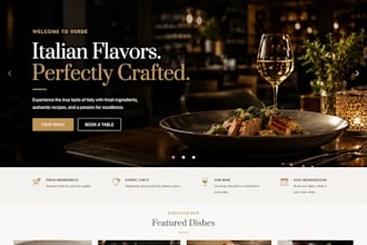 wix restaurant website hotel booking café food delivery coffee wordpress website