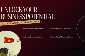 be your cultural consultant and localization expert for the vietnam market