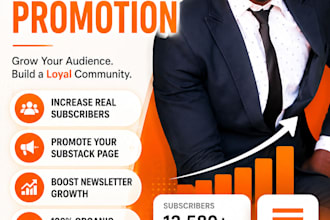 do organic substack promotion, substack page link  increase subscribers