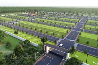 design 3d master plan landscape plan and real estate rendering