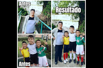 fotomontaje realista y retoque para tus recuerdos y eventos